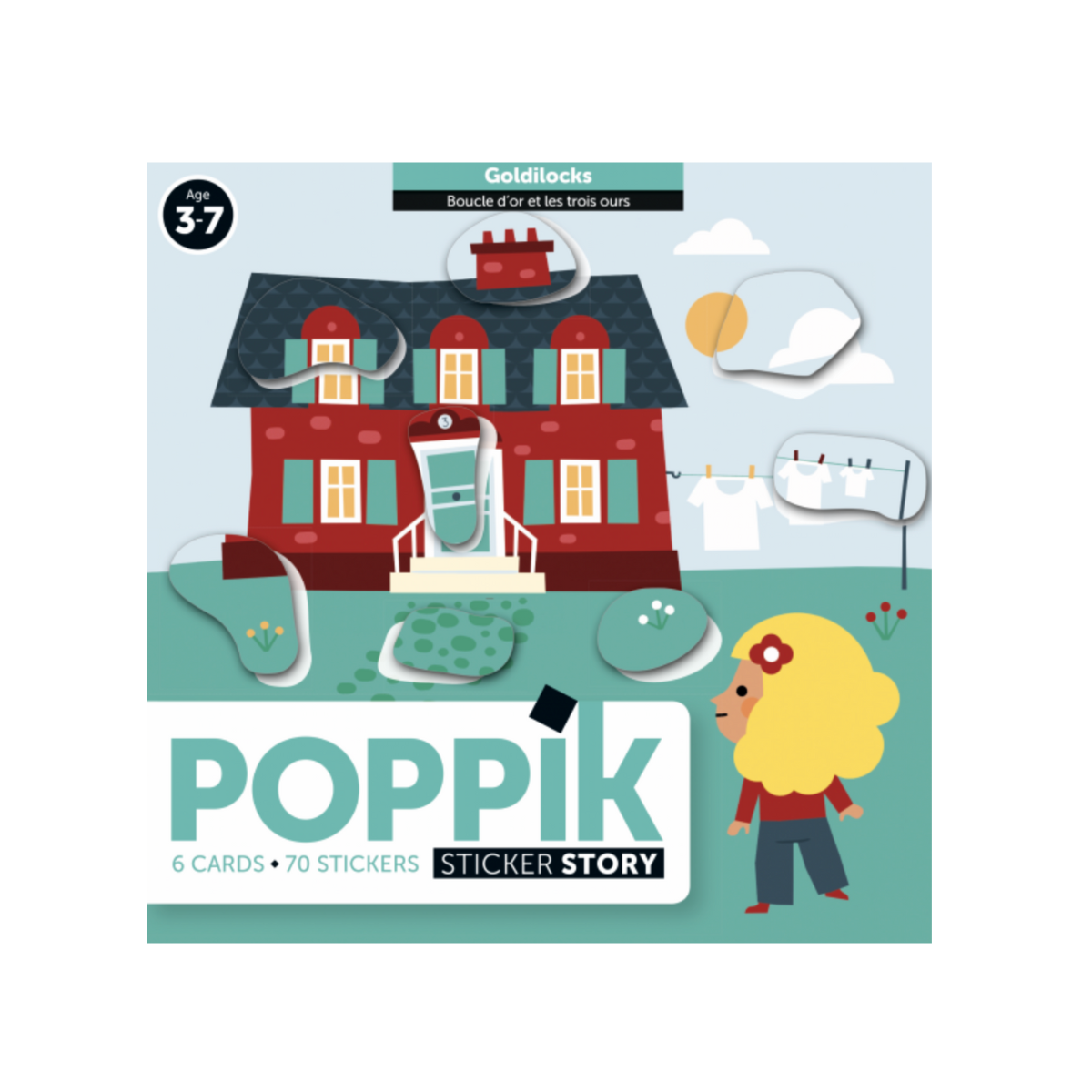 Goldilocks Poppik Sticker Story