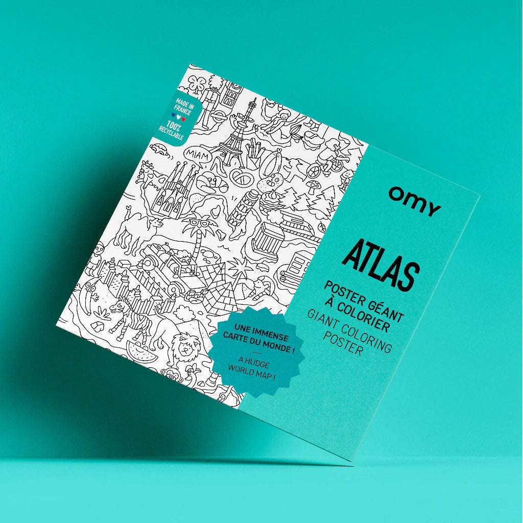 Atlas: Póster Gigante para Colorear