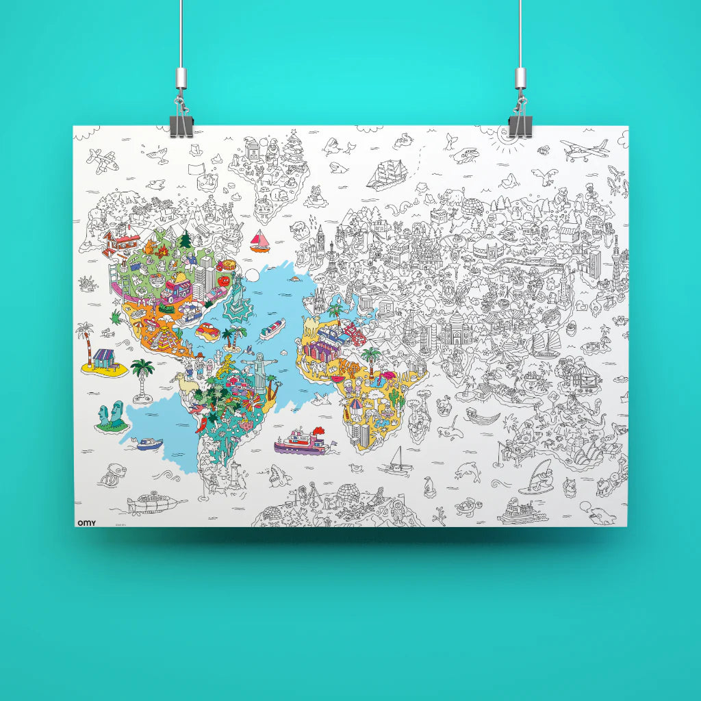 Atlas: Póster Gigante para Colorear
