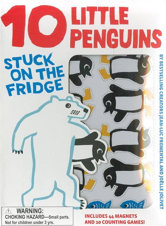 10 Little Penguins Stuck on the Fridge