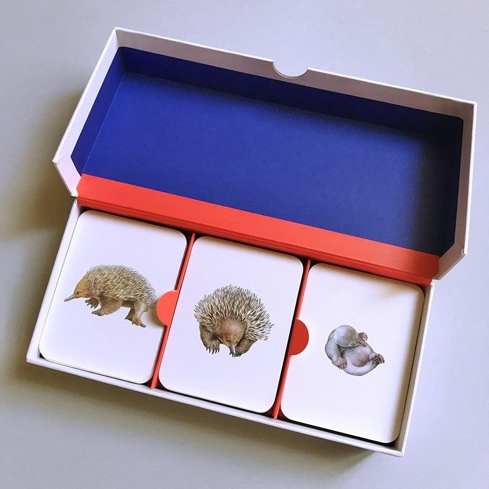 Familias Animales. Juego de Memoria de Tres