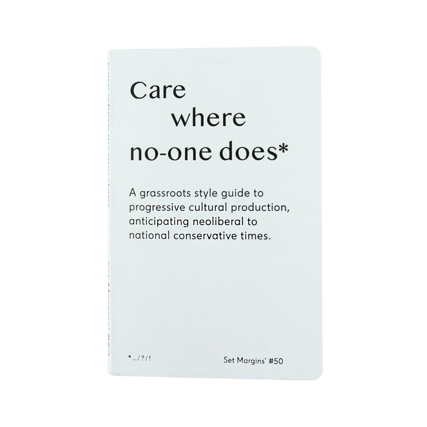 Care where no-one does— Freek Lomme