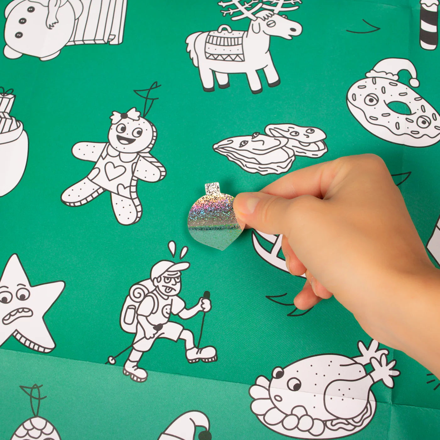 Christmas Tree - Póster Gigante con Stickers by Omy